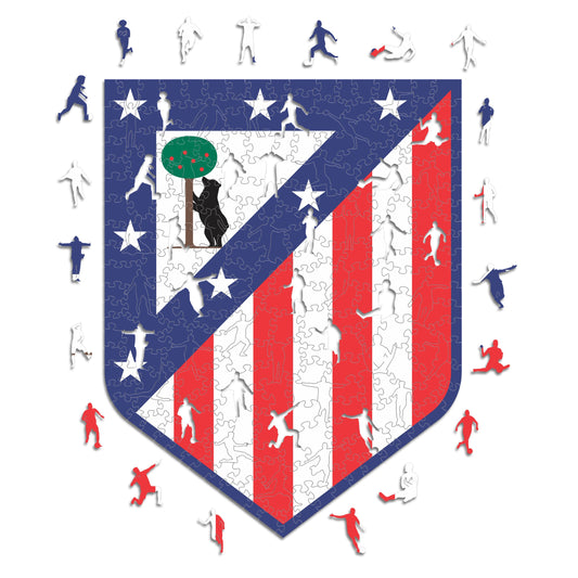 Atlético de Madrid® Logo - Rompecabezas de Madera