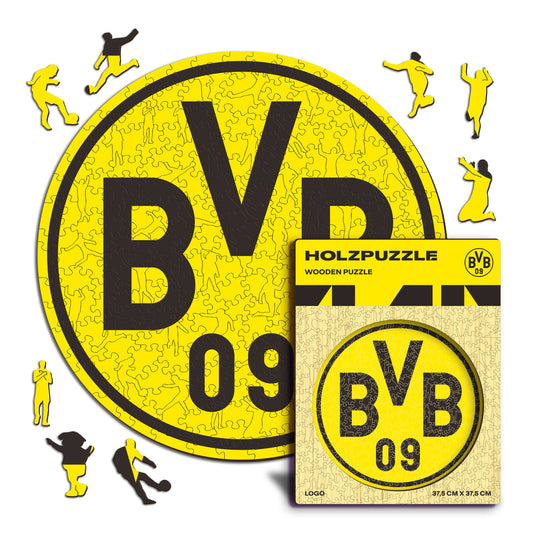Logo Borussia Dortmund® Puzle de Madera