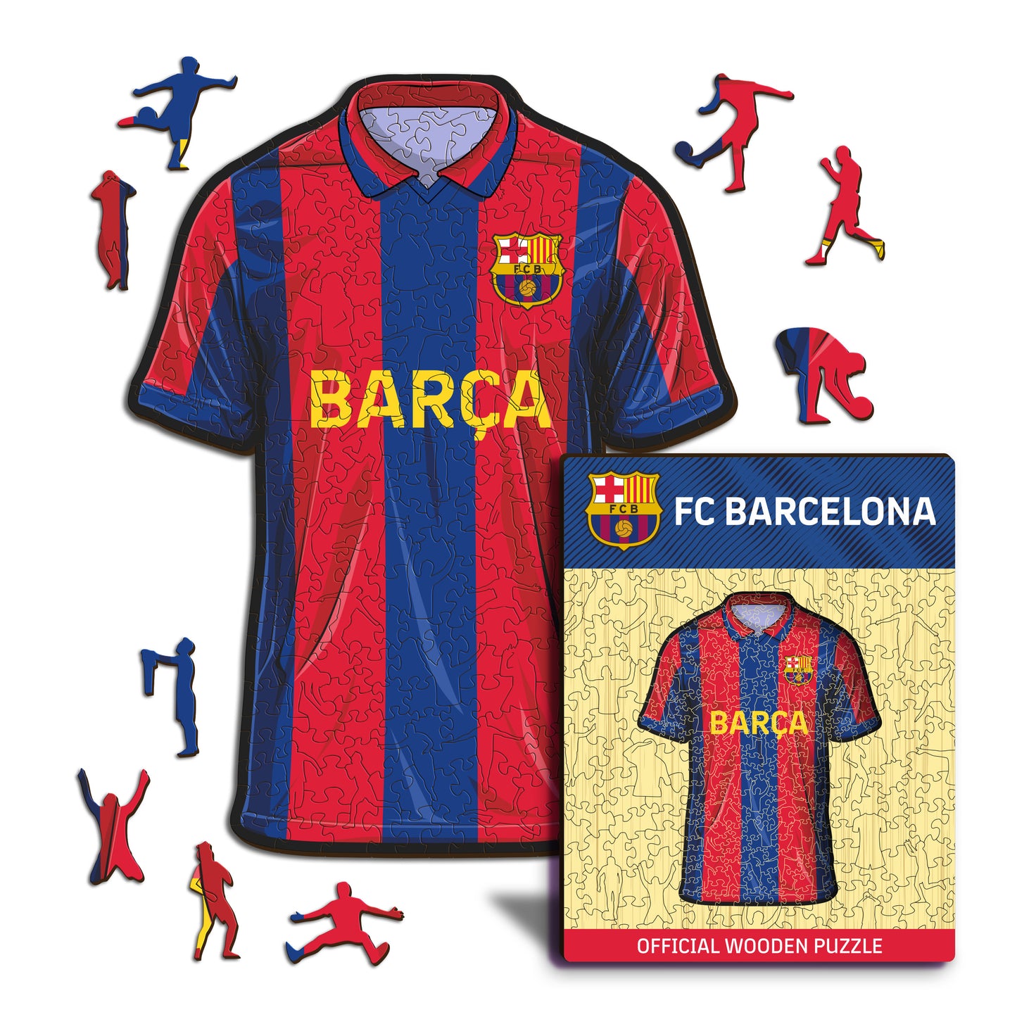 FC Barcelona® Camiseta - Rompecabezas de Madera