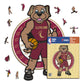 Cleveland Cavaliers™ Mascota Puzle de Madera