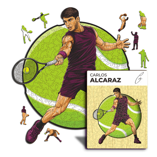 Carlos Alcaraz - Wooden Puzzle