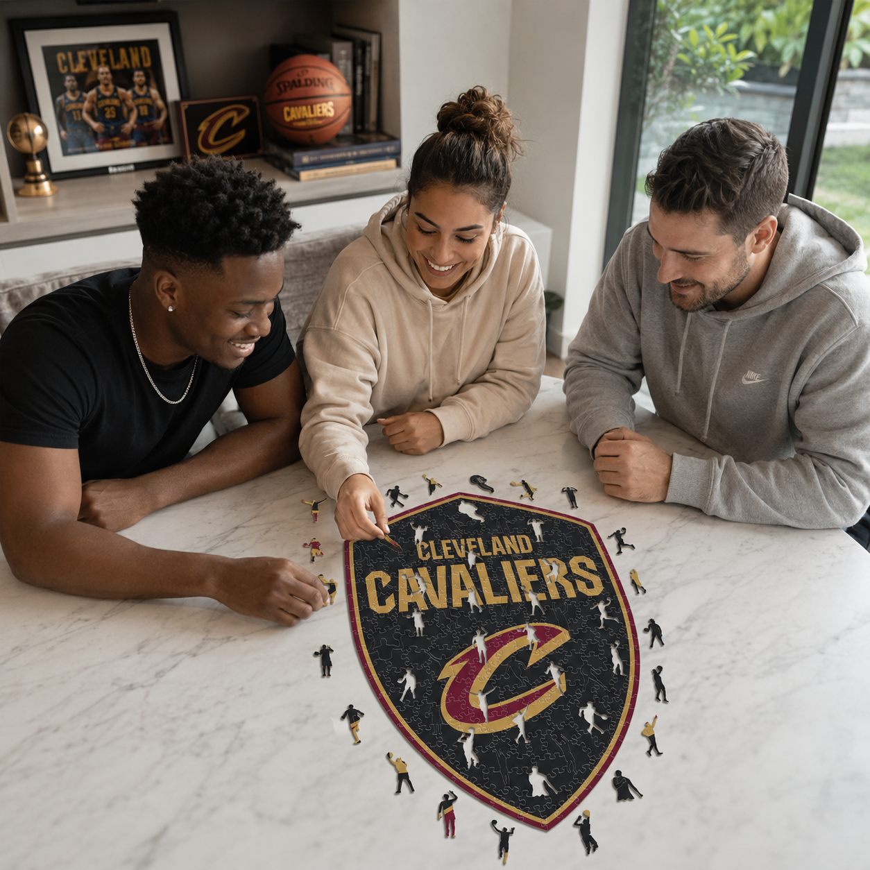 Cleveland Cavaliers™ Logo Puzle de Madera