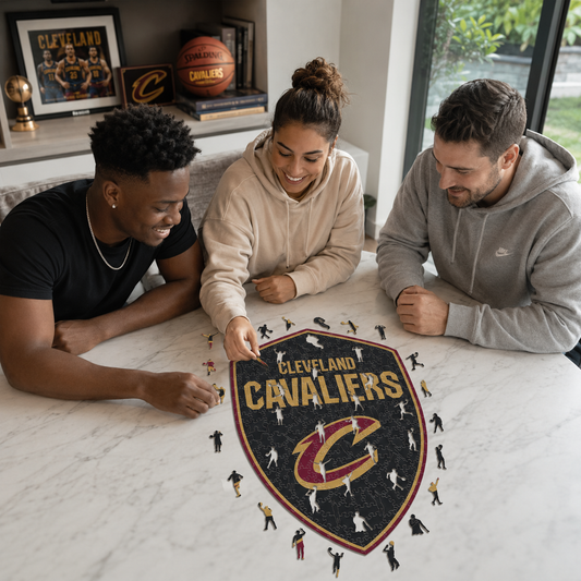 Cleveland Cavaliers™ Logo Puzle de Madera