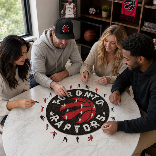 Toronto Raptors™ Logo Puzle de Madera