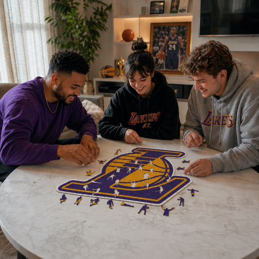 Los Angeles Lakers™ Puzle de Madera