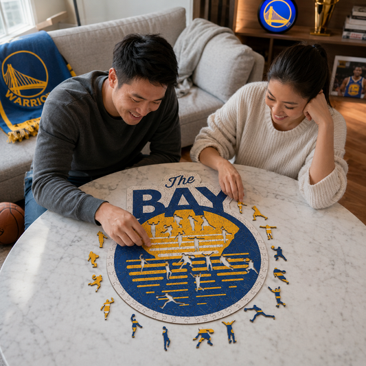 Golden State Warriors™ Puzle de Madera