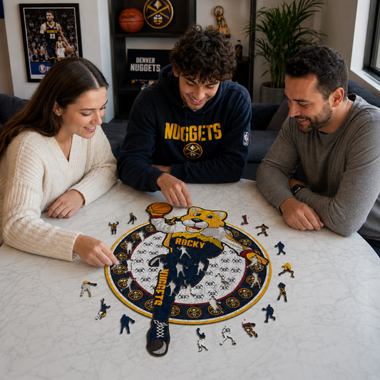 Denver Nuggets™ Mascota Puzle de Madera