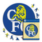 Chelsea FC® Retro Logo - Rompecabezas de Madera