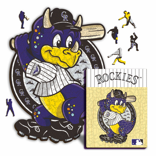 Colorado Rockies™ Mascota - Rompecabezas de Madera