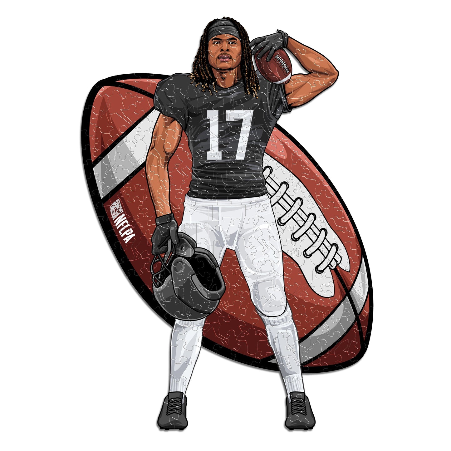 Davante Adams - Rompecabezas de Madera