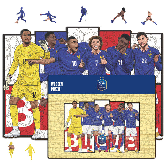 Équipe de France® 6 Jugadores - Rompecabezas de Madera