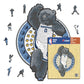 Memphis Grizzlies™ Mascota Puzle de Madera