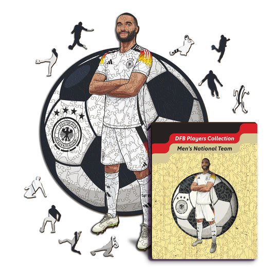 Jonathan Tah - Rompecabezas de Madera