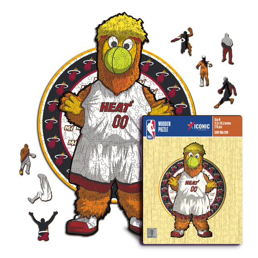 Miami Heat™ Mascota Puzle de Madera