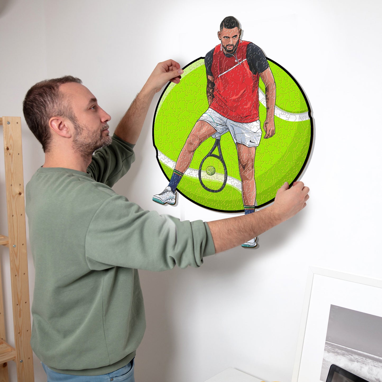 Nick Kyrgios - Wooden Puzzle