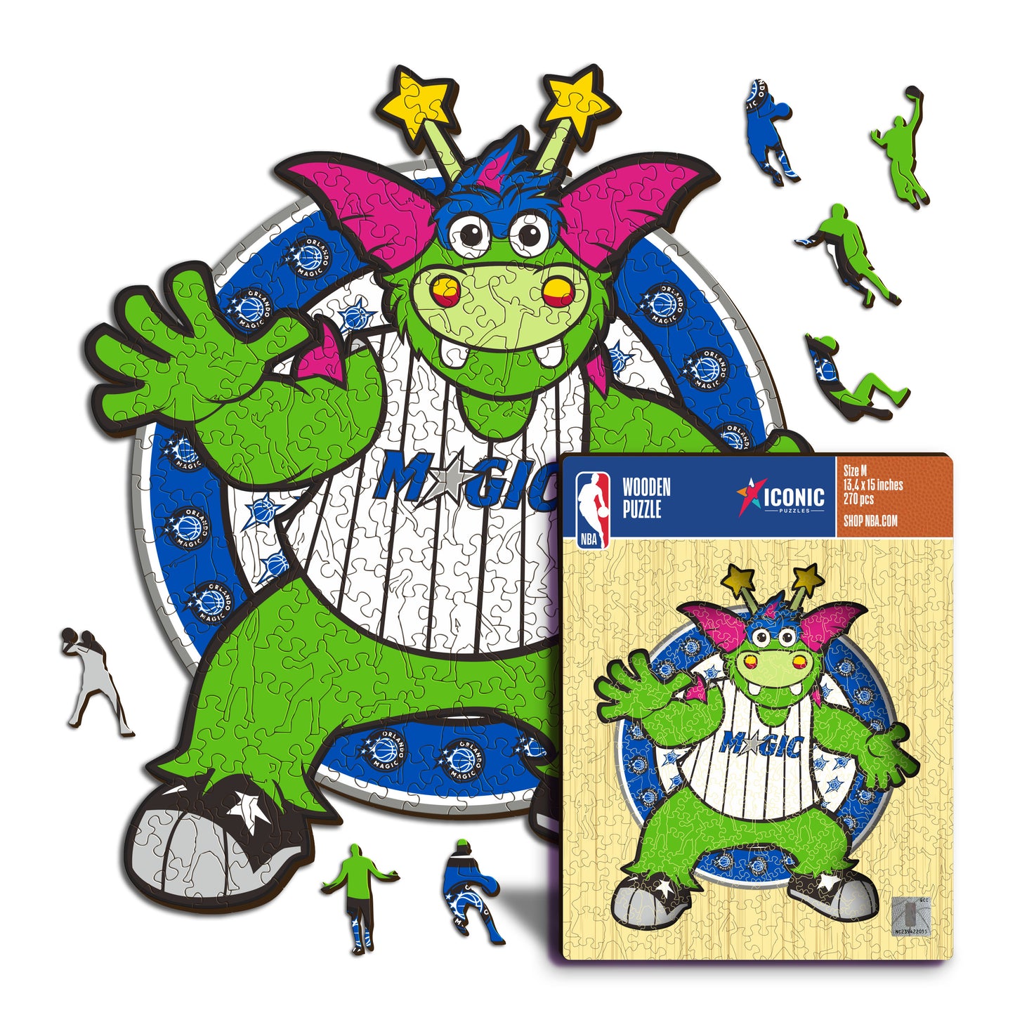 Orlando Magic™ Mascota Puzle de Madera