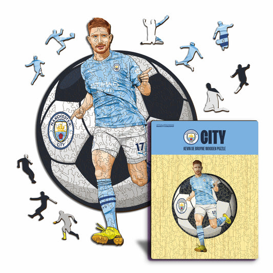 Kevin De Bruyne - Rompecabezas de Madera