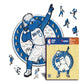 Dallas Mavericks™ Mascota Puzle de Madera