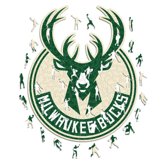 Milwaukee Bucks™ - Rompecabezas de Madera