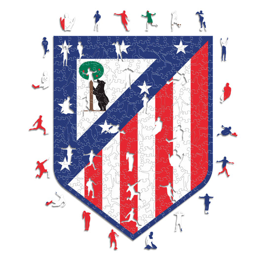 Atlético de Madrid® Logo - Rompecabezas de Madera