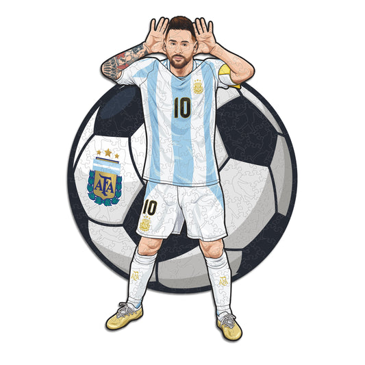 Lionel Messi - Rompecabezas de Madera Oficial