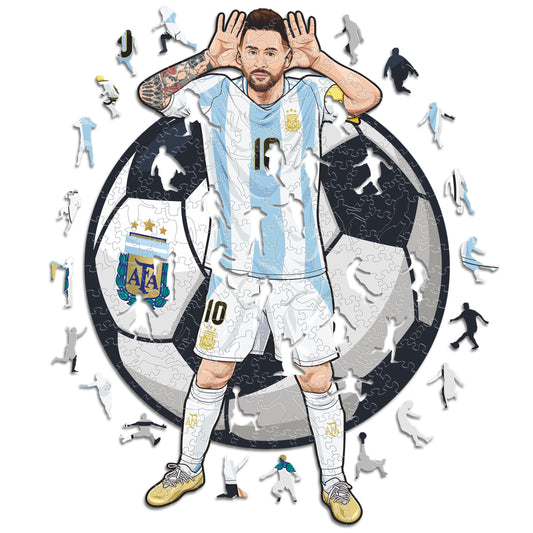 Lionel Messi - Rompecabezas de Madera