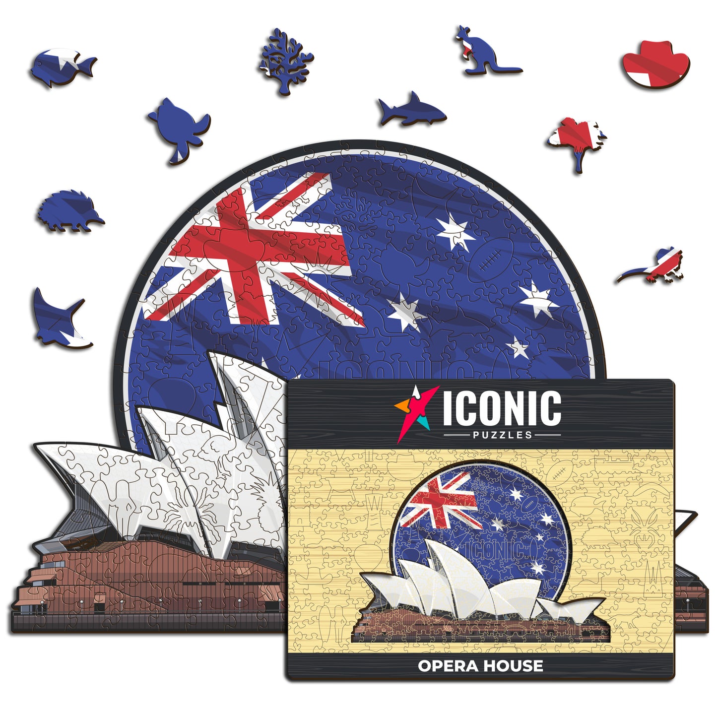 Sydney Opera House - Rompecabezas de Madera