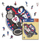 Detroit Pistons™ Mascota Puzle de Madera