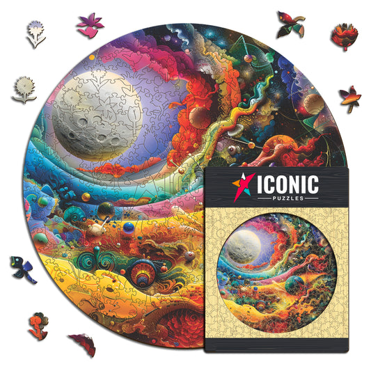 Luna Poderosa - Puzzle de Madera