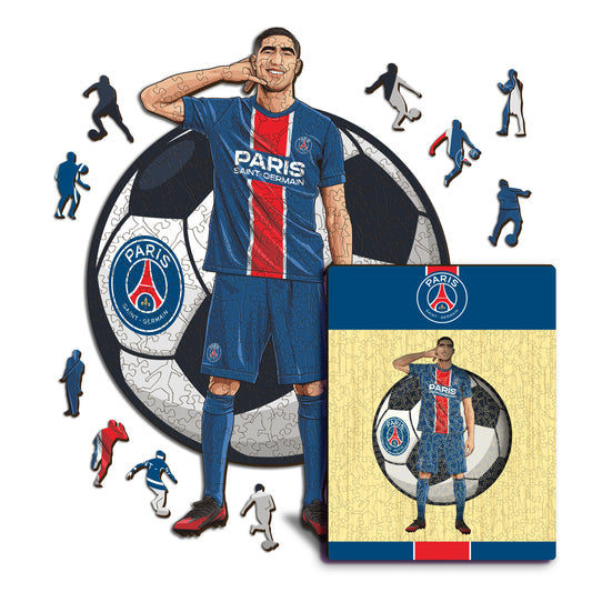 Achraf Hakimi - Puzzle de Madera