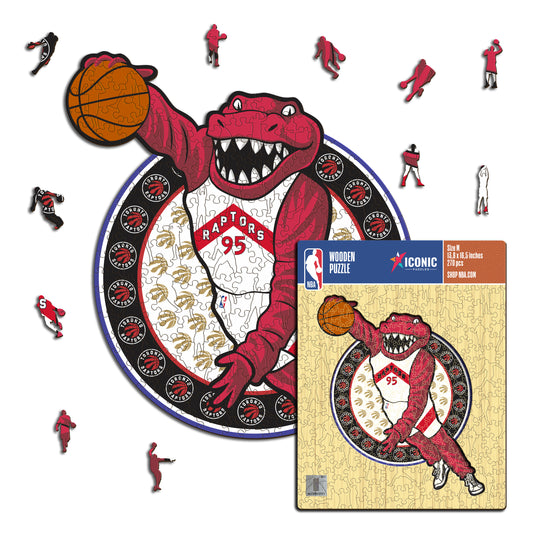 Toronto Raptors™ Mascota Puzle de Madera