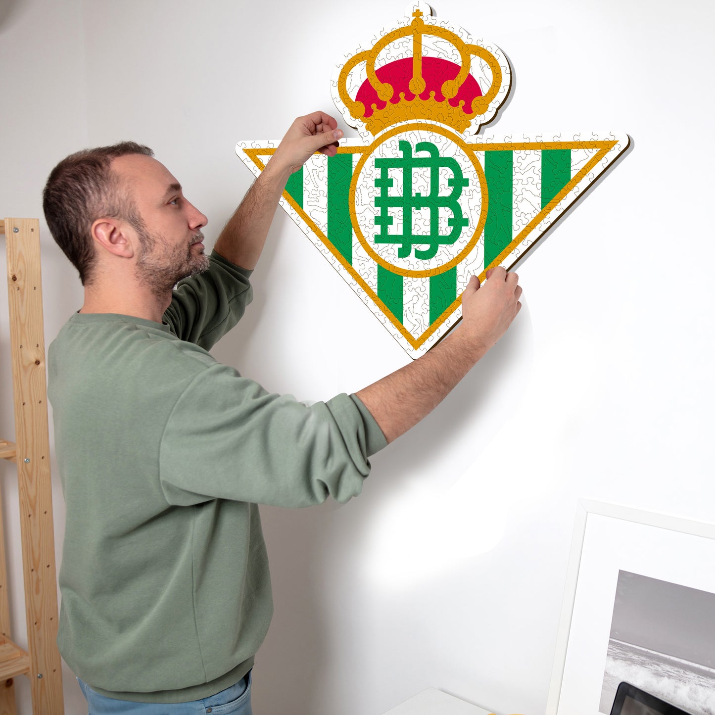 Real Betis® Logo - Rompecabezas de Madera