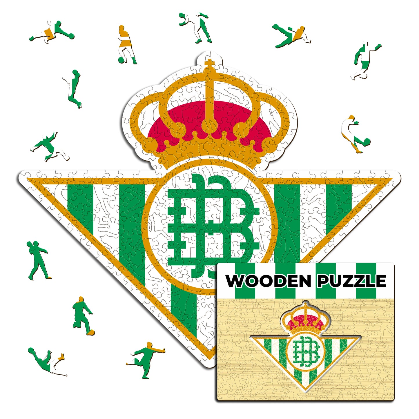 Real Betis® Logo - Rompecabezas de Madera