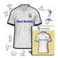 3 PACK Real Madrid CF® Logo + Camiseta + Equipo