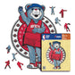 Houston Rockets™ Mascota Puzle de Madera
