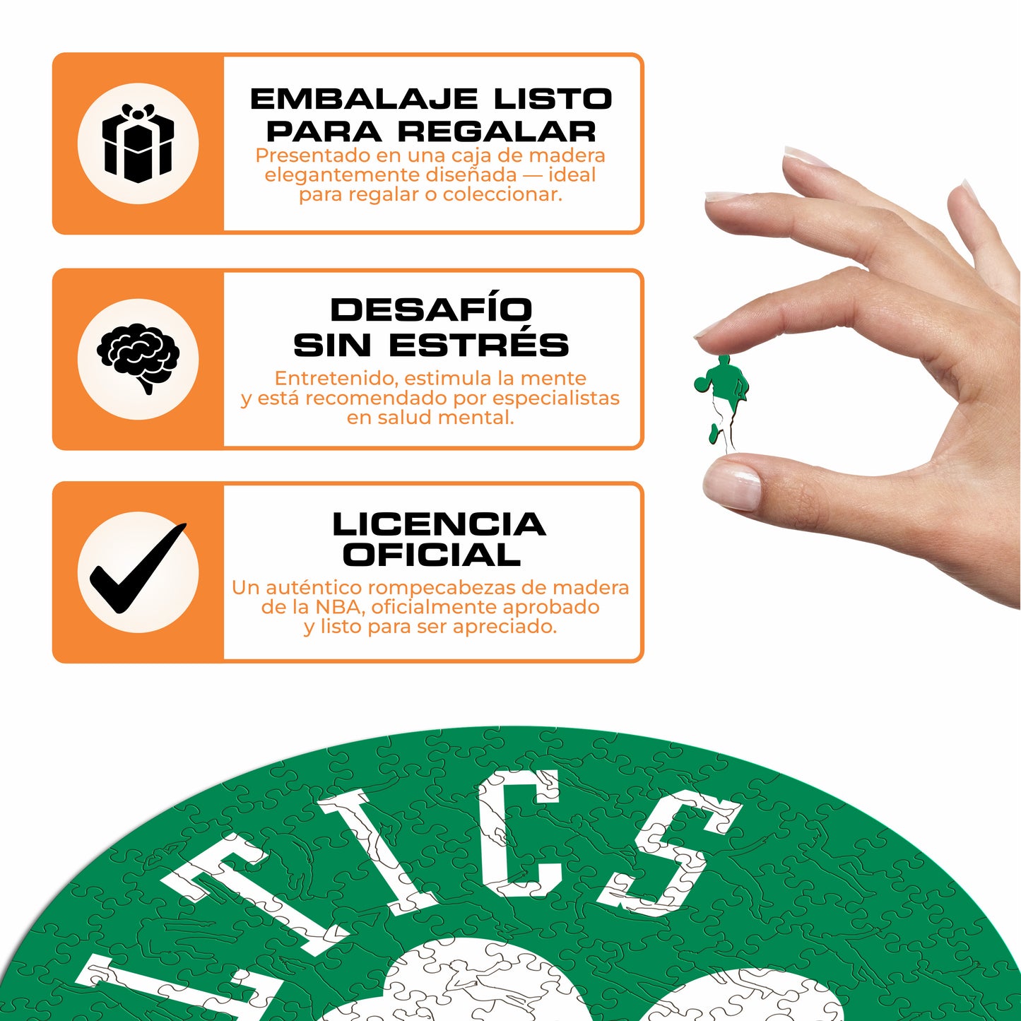 Boston Celtics™ - Puzzle de Madera