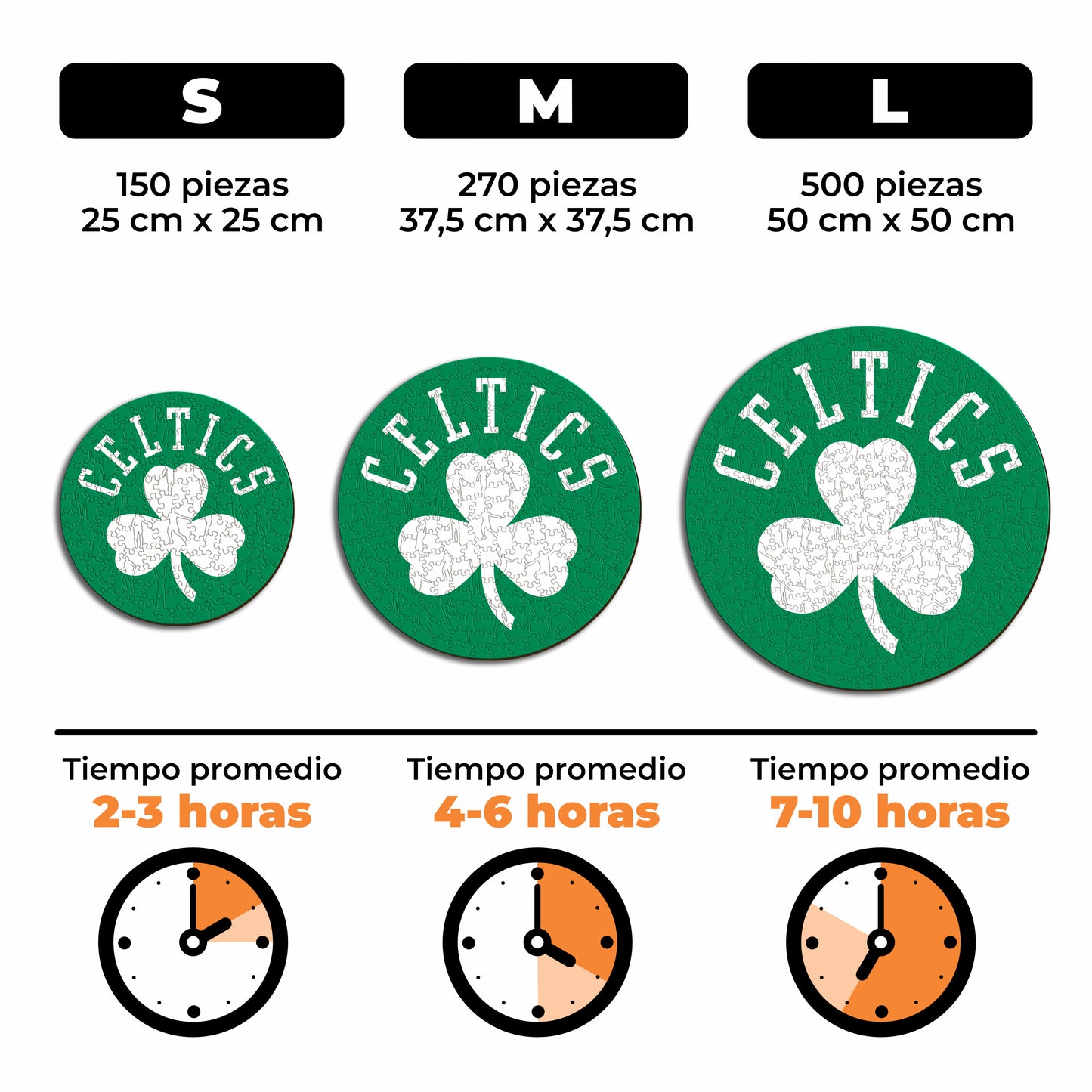 Boston Celtics™ - Puzzle de Madera