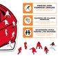 Kansas City Chiefs™ Casco - Rompecabezas de Madera