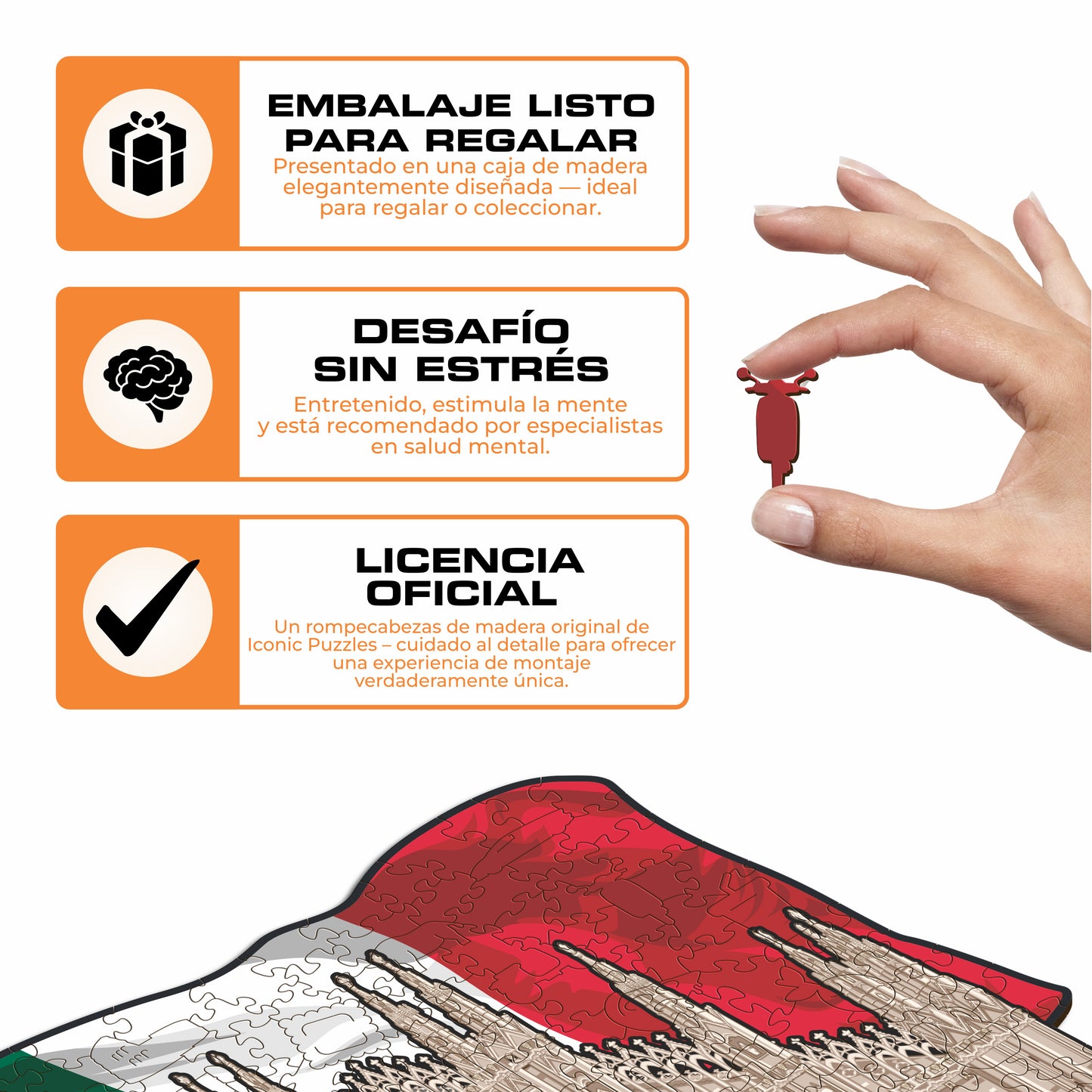 Catedral de Milán - Rompecabezas de Madera