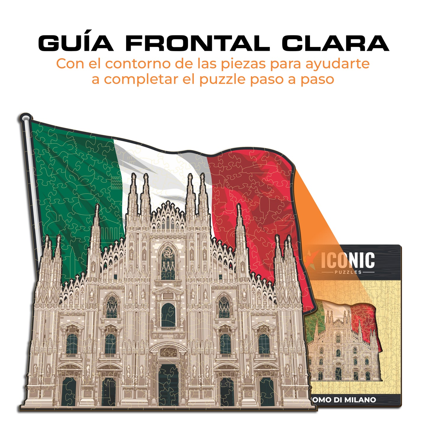 Catedral de Milán - Rompecabezas de Madera