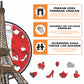 Tour Eiffel - Rompecabezas de Madera