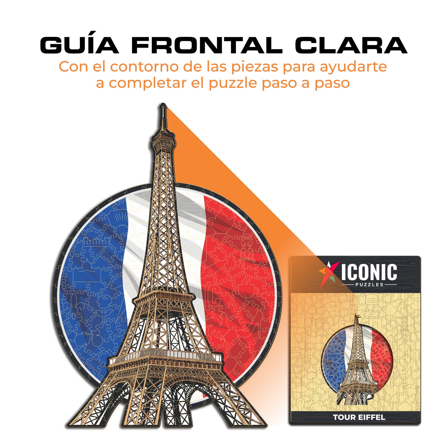 Tour Eiffel - Rompecabezas de Madera