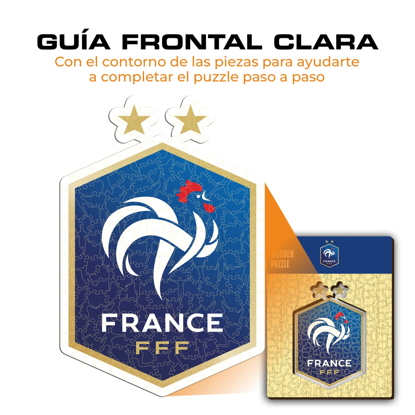 Équipe de France® Logo - Rompecabezas de Madera