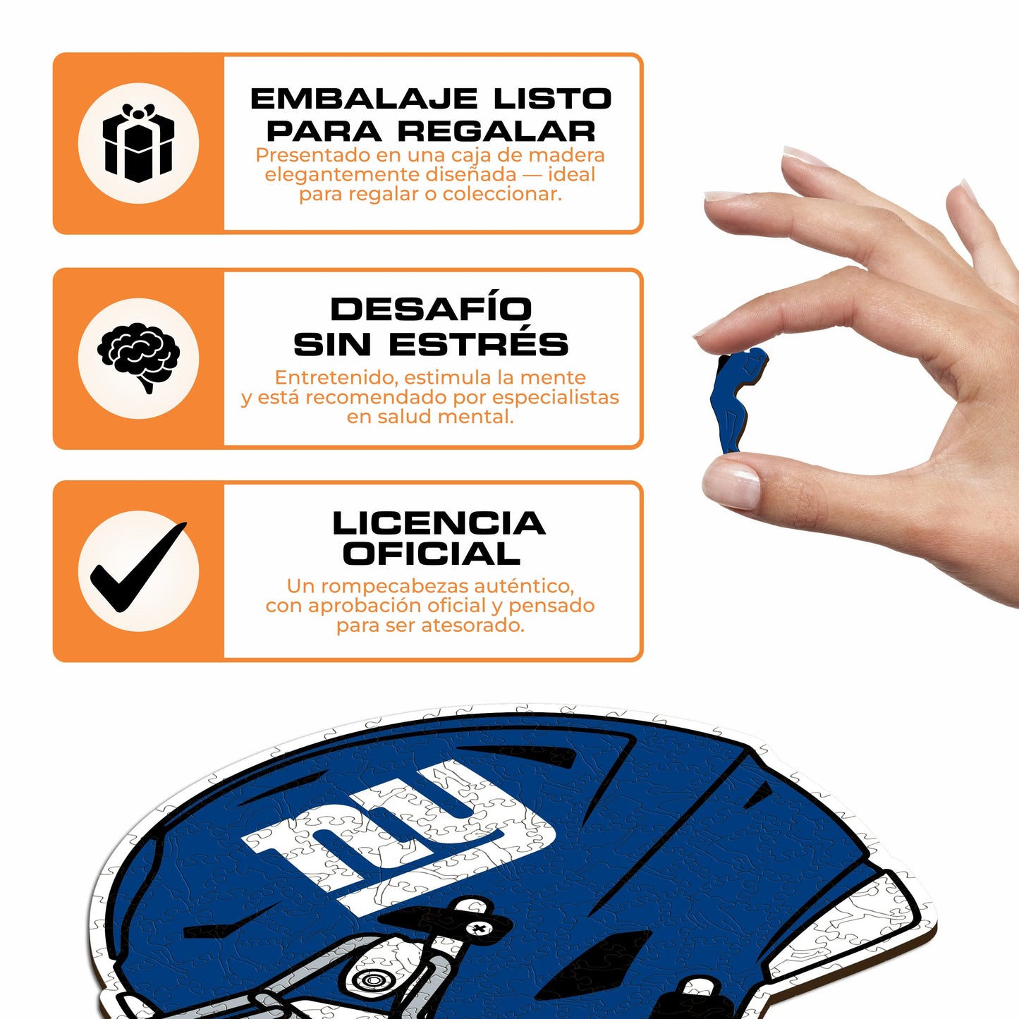 New York Giants™ Casco - Rompecabezas de Madera