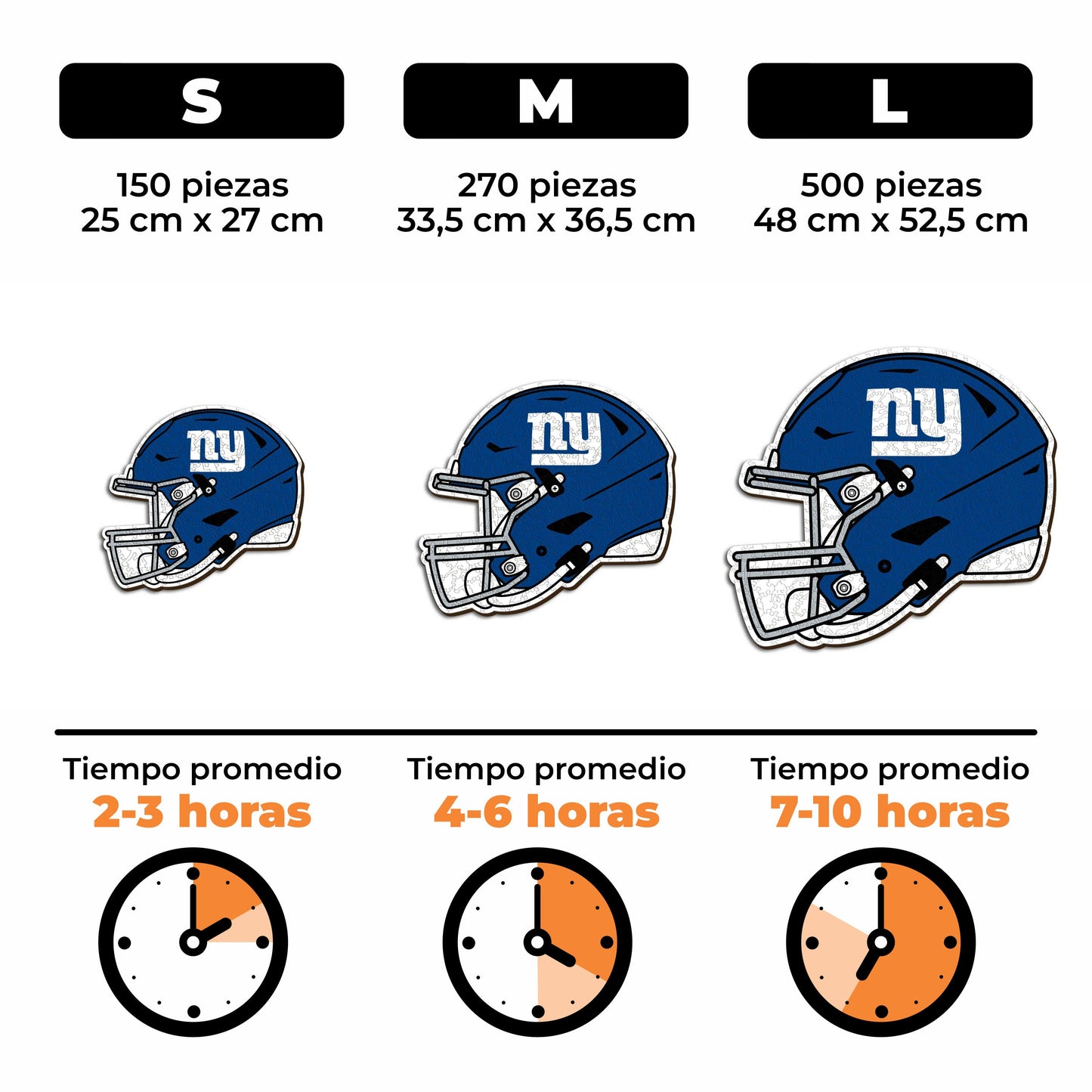 New York Giants™ Casco - Rompecabezas de Madera