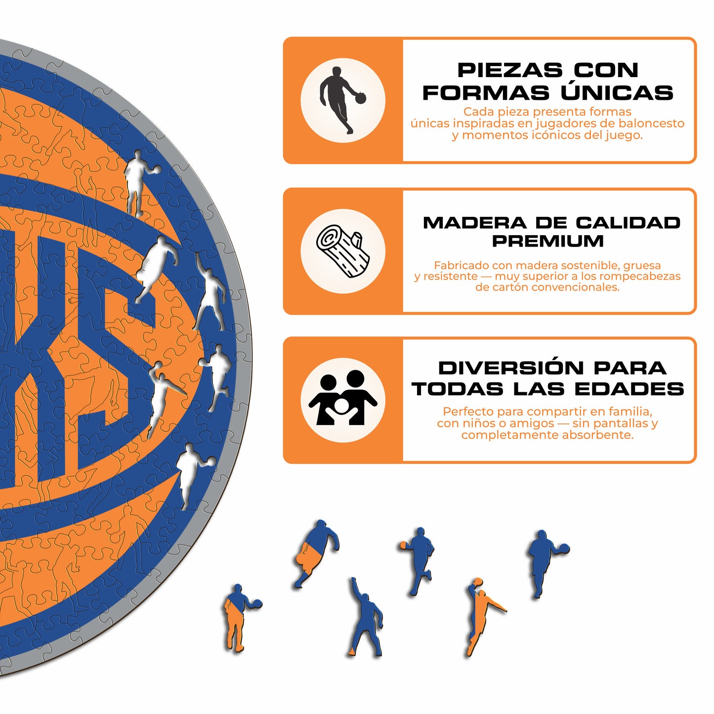 New York Knicks™ - Puzzle de Madera