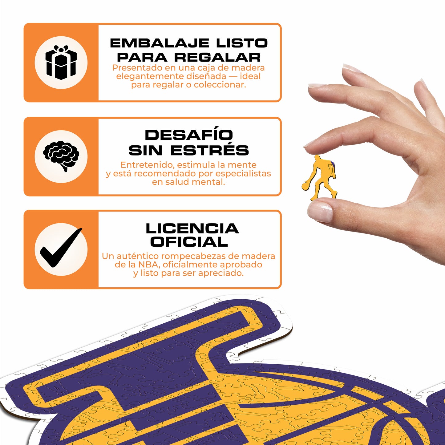 Los Angeles Lakers™ - Puzzle de Madera