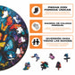 Mariposas Mágicas - Rompecabezas de Madera