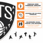 Brooklyn Nets™ Logo Puzle de Madera