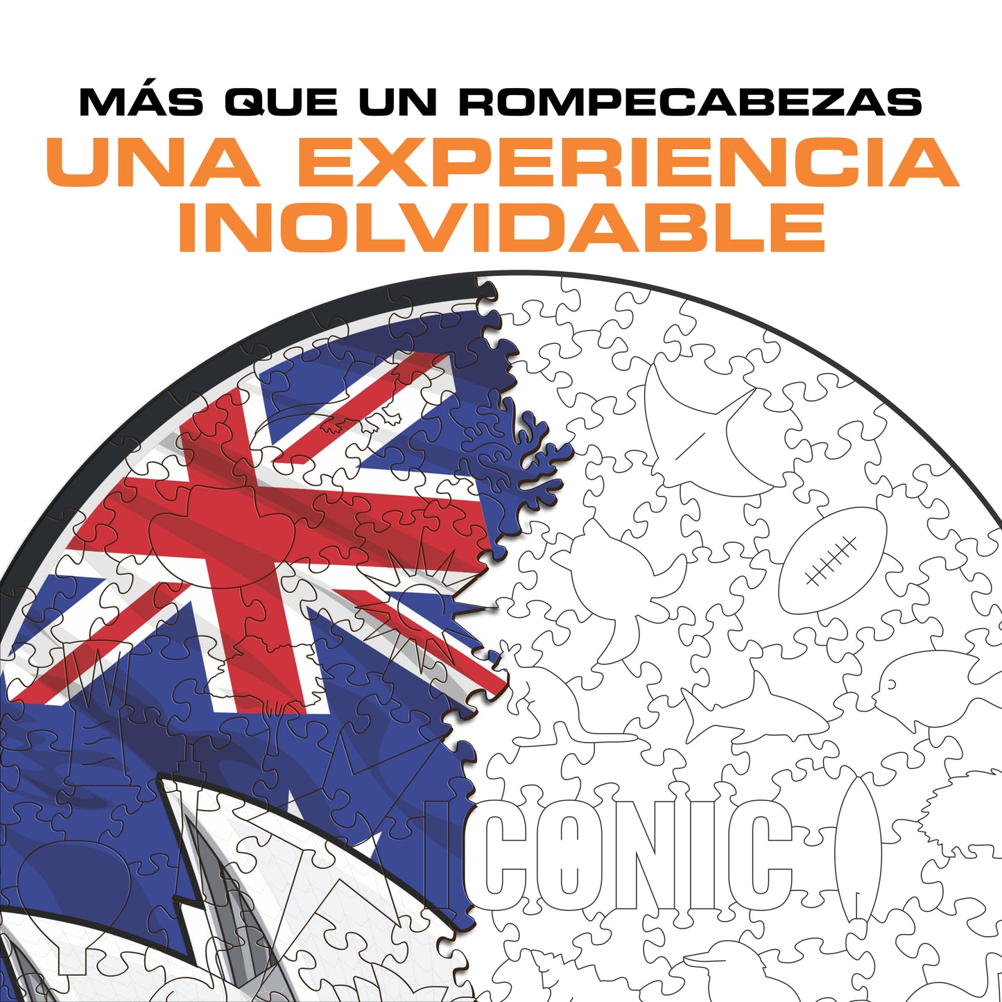 Sydney Opera House - Rompecabezas de Madera